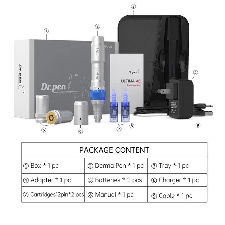 skin care kit mesotherapy cartridge derma pen