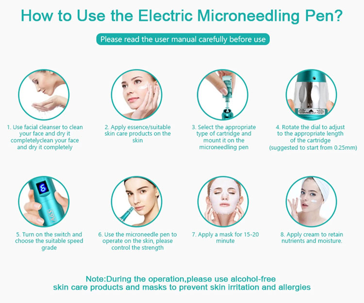 how to use the microneedle pen