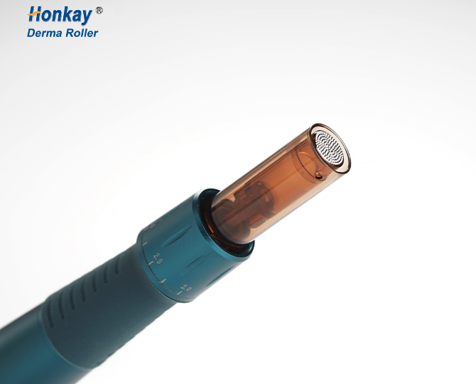 adjustable microneedling pen