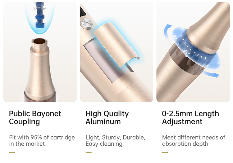 microneedling pen adjustable