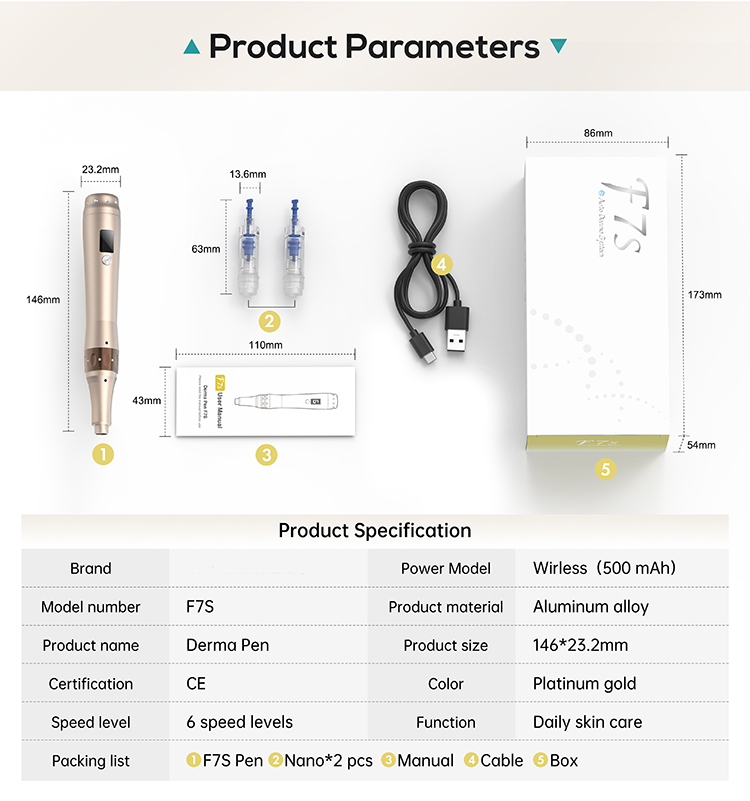 microneedling pen adjustable
