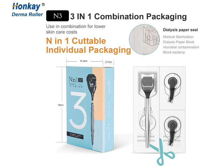 3 in 1 derma roller