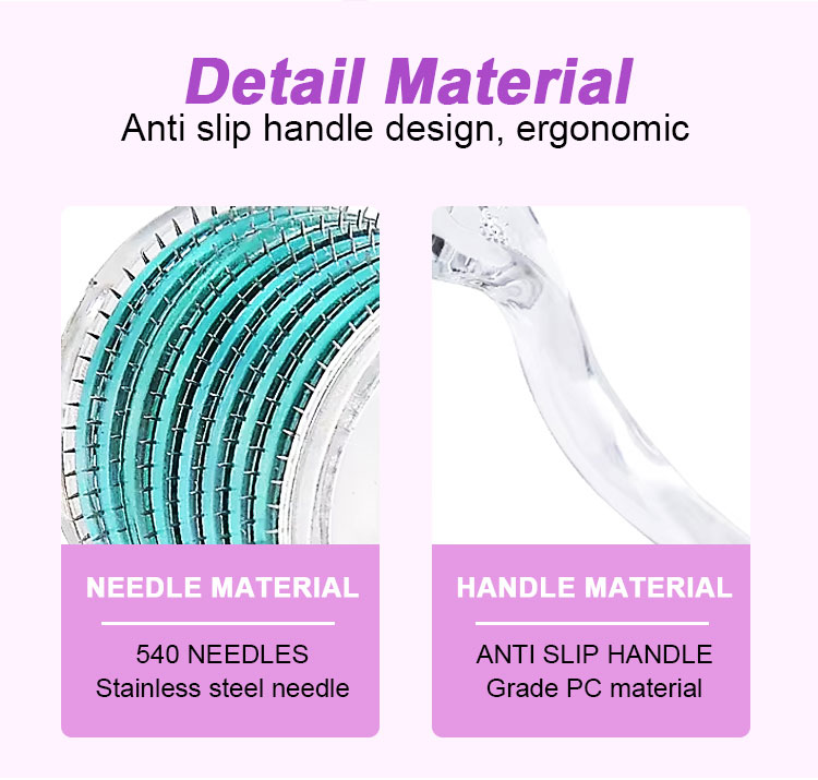 derma roller 540 needles for hair