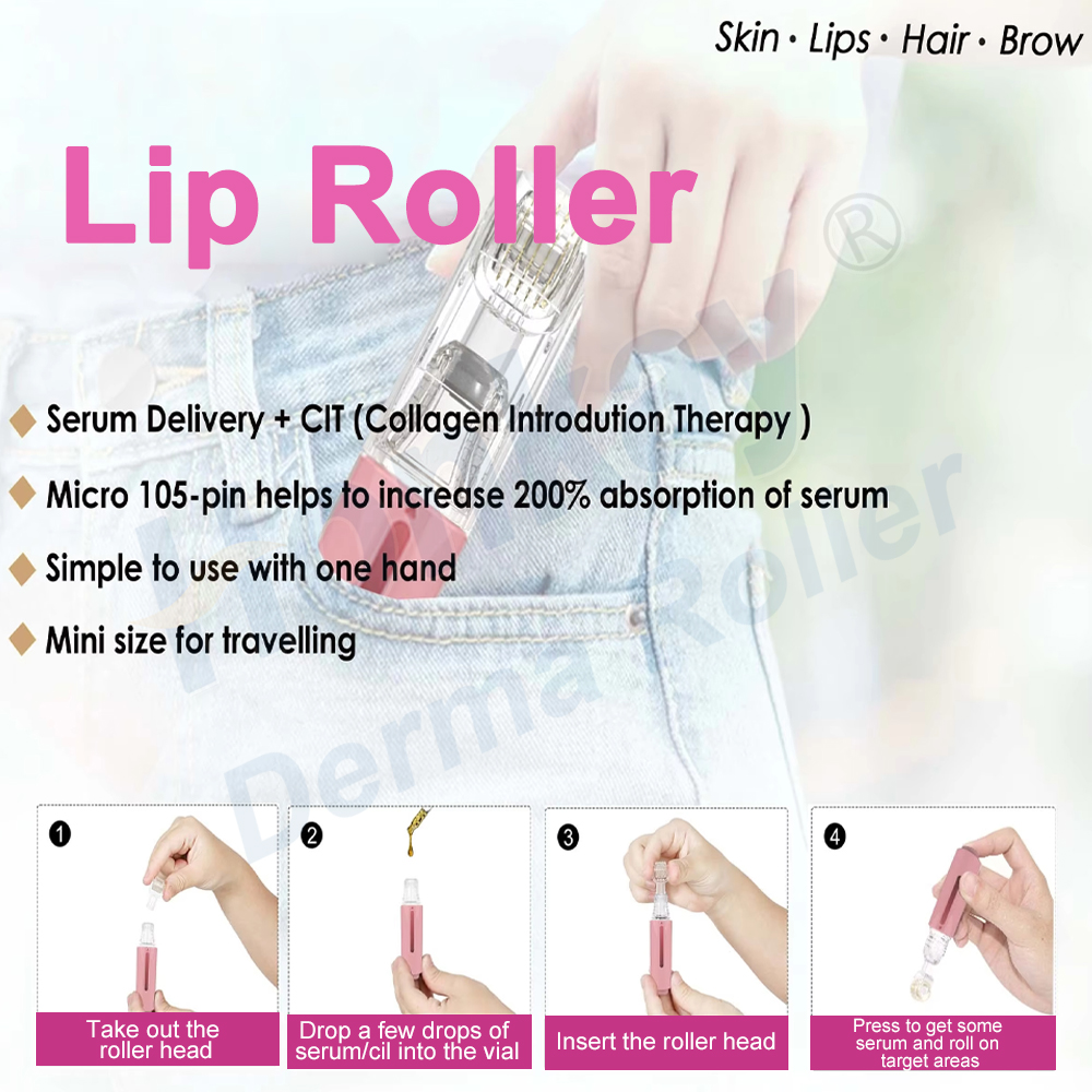 derma roller lip care pen