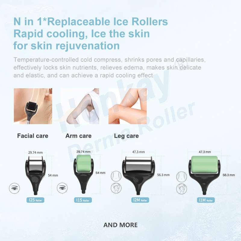 electric microneedle roller derma pen system