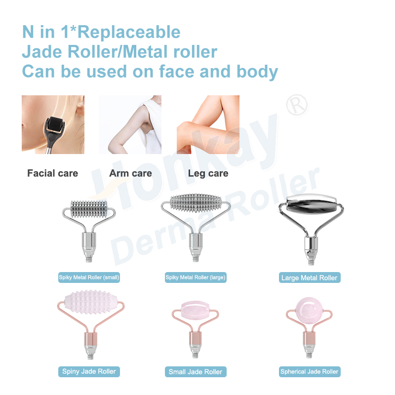 electric microneedle roller derma pen system