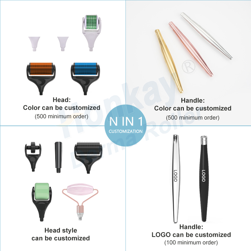 electric microneedle roller derma pen system