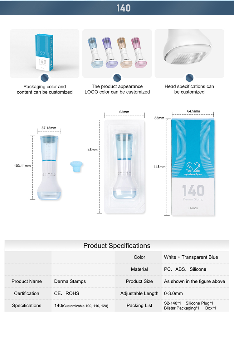 hydra derma stamp