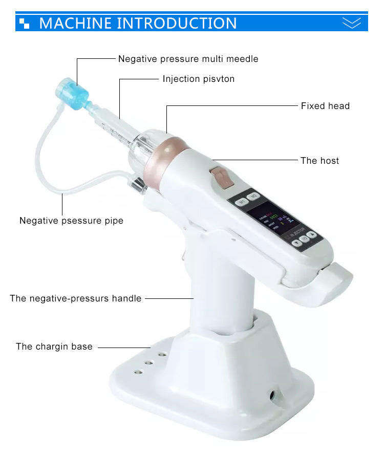 Professional mesopen handheld water injection mesotherapy u255 vacuum ...